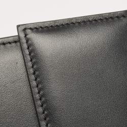 Pre Owned Jacquemus Black Leather Le Grand Bambino Top Handle Bag