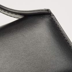 Pre Owned Jacquemus Black Leather Le Grand Bambino Top Handle Bag