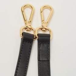 Pre Owned Jacquemus Black Leather Le Grand Bambino Top Handle Bag