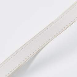 Jacquemus White Leather Le Chiquito Noeud Top Handle Bag