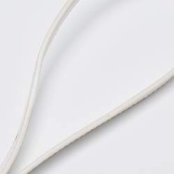 Jacquemus White Leather Le Chiquito Noeud Top Handle Bag