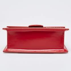 Jacquemus Red Leather Mini Le Bambino Top Handle Bag