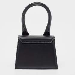 Pre Owned Jacquemus Black Leather Le Chiquito Mini Bag