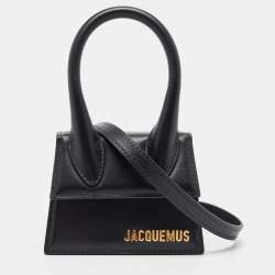 Pre Owned Jacquemus Black Leather Le Chiquito Mini Bag