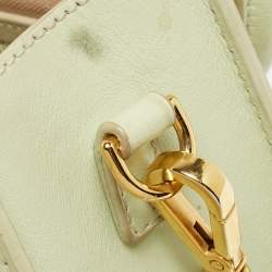 Jacquemus Green Leather Le Chiquito Noeud Top Handle Bag