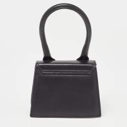 Jacquemus Black Leather Mini Le Chiquito Bag