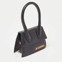 Jacquemus Black Leather Mini Le Chiquito Bag