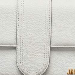 Jacquemus Grey Leather Le Grand Bambino Top Handle Bag