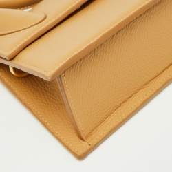 Pre Owned Jacquemus Beige Leather Le Chiquito Noeud Top Handle Bag