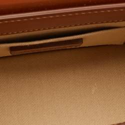 Pre Owned Jacquemus Brown Leather Le Chiquito Moyen Top Handle Bag
