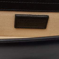 Pre Owned Jacquemus Black Leather Mini Le Bambino Top Handle Bag