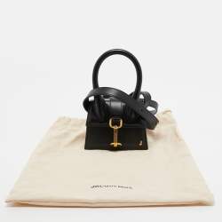 مملوكة مسبقًا Jacquemus Black Leather Mini Le Chiquito Montagne Bag