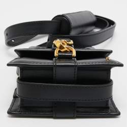 مملوكة مسبقًا Jacquemus Black Leather Mini Le Chiquito Montagne Bag
