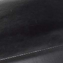 Pre Owned حقيبة كروس جاكيموس لو بامبينو جلد سوداء 