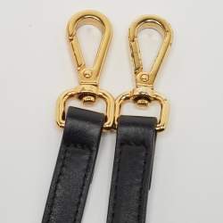 Pre Owned حقيبة كروس جاكيموس لو  بامبينو جلد سوداء 