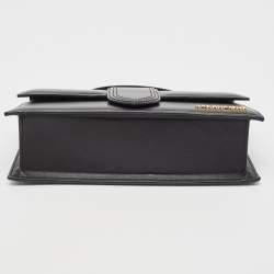 Pre Owned حقيبة كروس جاكيموس لو بامبينو جلد سوداء 