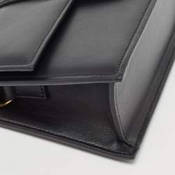 Pre Owned حقيبة كروس جاكيموس لو بامبينو جلد سوداء 