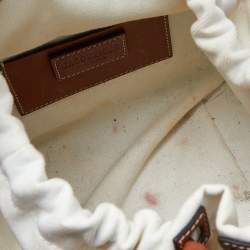 Jacquemus Brown Leather Le Seau Carre Bucket Bag