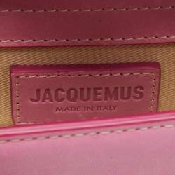 Jacquemus Pink Leather Mini Le Petit Bambino Crossbody Bag