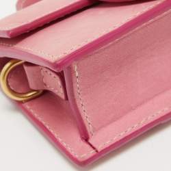 Jacquemus Pink Leather Mini Le Petit Bambino Crossbody Bag