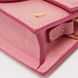 Jacquemus Pink Leather Mini Le Petit Bambino Crossbody Bag