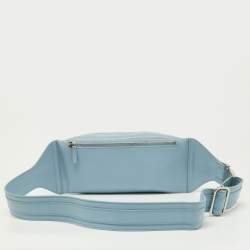 Pre Owned Jacquemus Blue Leather La Banane Belt Bag
