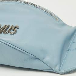 Pre Owned Jacquemus Blue Leather La Banane Belt Bag