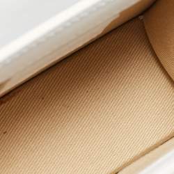 مملوكة مسبقًا Jacquemus White Leather Mini Le Chiquito Top Handle Bag