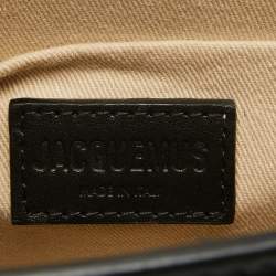 Jacquemus Black Leather Grand Le Chiquito Top Handle Bag