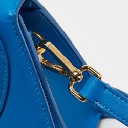 Jacquemus Blue Leather Grand Le Chiquito Top Handle Bag