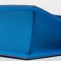 Jacquemus Blue Leather Grand Le Chiquito Top Handle Bag