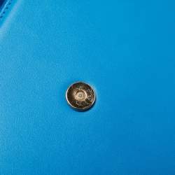 Jacquemus Blue Leather Grand Le Chiquito Top Handle Bag