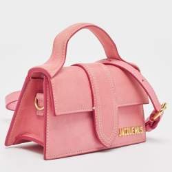 Jacquemus Pink Leather Mini Le Bambino Top Handle Bag