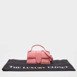 Jacquemus Pink Leather Mini Le Bambino Top Handle Bag