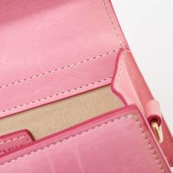 Jacquemus Pink Leather Mini Le Bambino Top Handle Bag