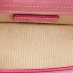 Jacquemus Pink Leather Mini Le Bambino Top Handle Bag