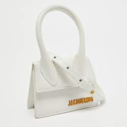 Jacquemus White Leather Le Chiquito Mini Bag