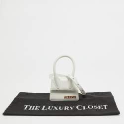 Jacquemus White Leather Le Chiquito Mini Bag