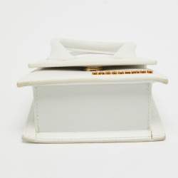 Jacquemus White Leather Le Chiquito Mini Bag