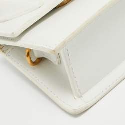 Jacquemus White Leather Le Chiquito Mini Bag
