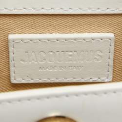 Jacquemus White Leather Le Chiquito Mini Bag