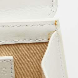 Jacquemus White Leather Le Chiquito Mini Bag