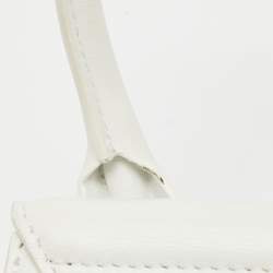 Jacquemus White Leather Le Chiquito Mini Bag