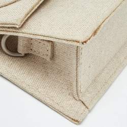Jacquemus Beige Canvas Mini Le Chiquito Bag