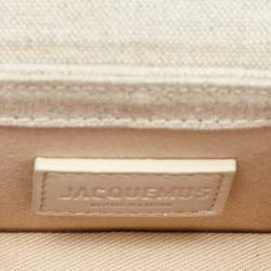 Jacquemus Beige Canvas Mini Le Chiquito Bag