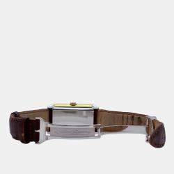 Pre Owned Jaeger-LeCoultre Reverso Q2705420 Manual Silver 18K Gold Stainless Steel Unisex Wristwatch 26 mm