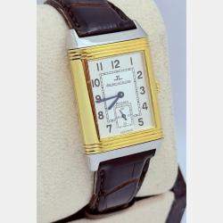 Pre Owned Jaeger-LeCoultre Reverso Q2705420 Manual Silver 18K Gold Stainless Steel Unisex Wristwatch 26 mm