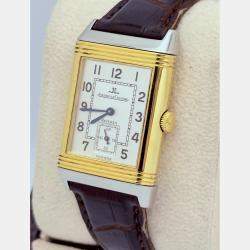 Pre Owned Jaeger-LeCoultre Reverso Q2705420 Manual Silver 18K Gold Stainless Steel Unisex Wristwatch 26 mm