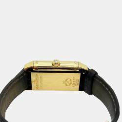 Pre Owned Jaeger-LeCoultre Reverso Duetto Classique 256.1.75 Manual Mother of Pearl Diamond 18K Gold Women's Wristwatch 23 mm