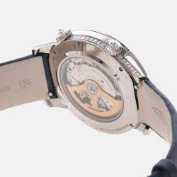 Pre Owned Jaeger-LeCoultre Rendez-Vous Moon Q3533490 Automatic White Diamonds 18K White Gold Women's Wristwatch 39mm